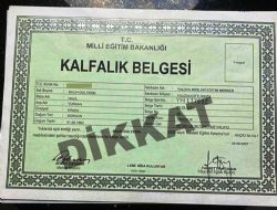 Dikkat edin sizde kandrlmayn